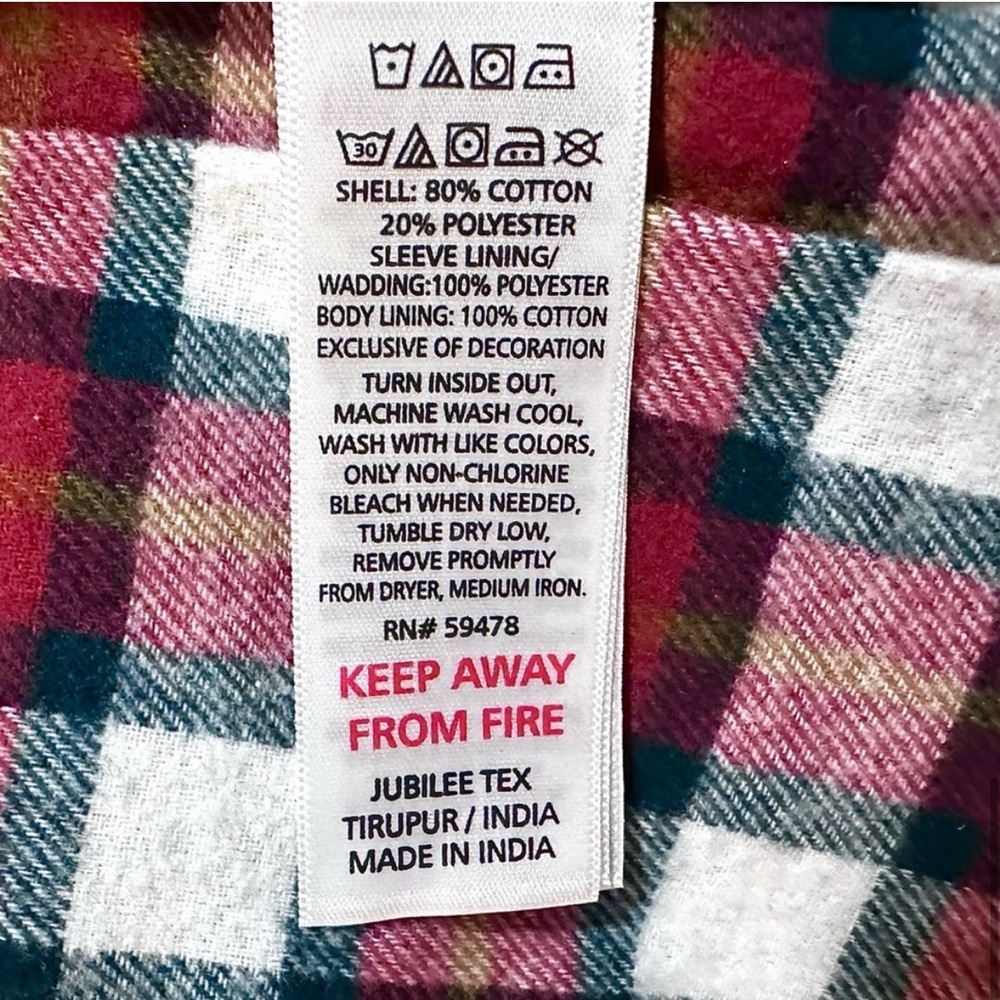 Tommy Bahama Quilted Jacket W/ Flannel lining Size Medium Charcoal Gray NWT - Picture 7 of 11